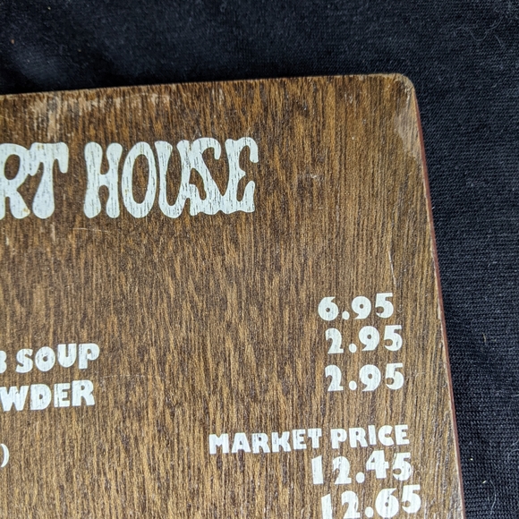 The chart house cutting board menu decor - Picture 4 of 6